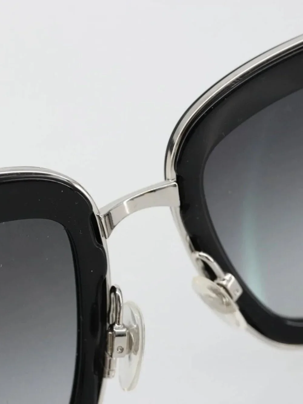 CHANEL Sunglasses plastic Black CC Auth BA13441M